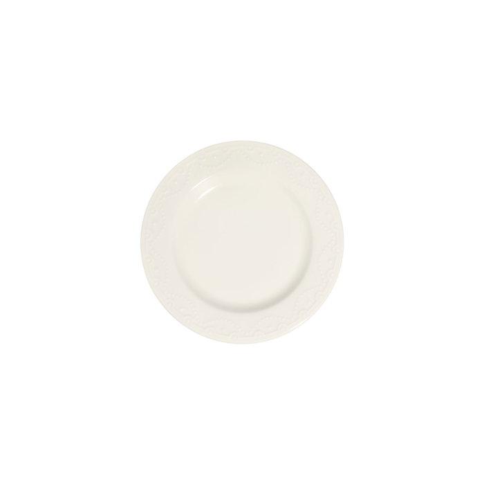 Hermia Juego de cena Zincir Zincir 24 piezas Blanco